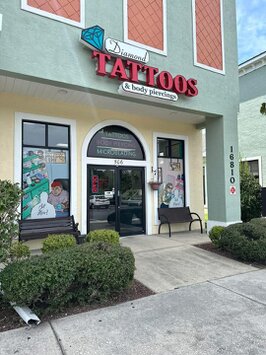Exterior photo of Diamond Tattoos and Piercing