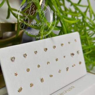 Picture of jewelry for piercings at Diamond Tattoo and Piercing